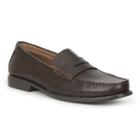 Izod Edmund Men's Penny Loafers, Size: Medium (7), Dark Brown