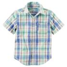 Boys 4-8 Carter's Plaid Button-down Shirt, Boy's, Size: 8, Ovrfl Oth
