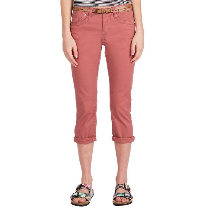 Juniors' Unionbay Winnie Stretch Twill Capris, Girl's, Size: 3, Pink