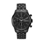 Bulova Men's Accu Swiss Ion-plated Stainless Steel Automatic Watch - 65c115, Black