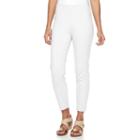 Women's Croft & Barrow&reg; Slim Ankle Pants, Size: 12, White