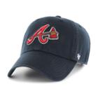 Adult '47 Brand Atlanta Braves Clean Up Hat, Men's, Blue (navy)
