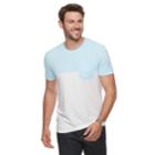 Men's Sonoma Goods For Life&trade; Double-knit Colorblock Tee, Size: Large, Light Blue