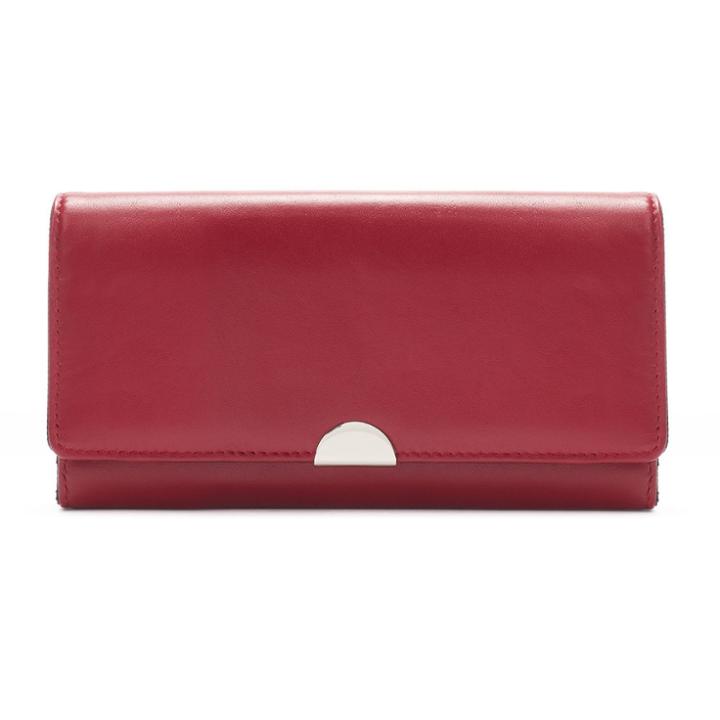 Apt. 9&reg; Lambskin Leather Rfid-blocking Full Clutch, Women's, Red