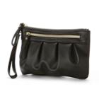 Apt. 9&reg; Rhonda Snakeskin Wristlet, Women's, Black