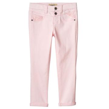 Girls 4-8 Sonoma Goods For Life&trade; Cuffed Jeggings, Size: 5, Med Pink
