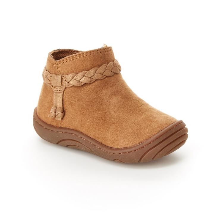 Stride Rite Maddie Baby Girls' Boots, Size: 5 T, Brown