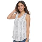 Women's Apt. 9&reg; V-neck Tank, Size: Xs, White