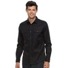 Men's Apt. 9&reg; Slim-fit Flex Stretch Button-down Shirt, Size: Med Slim, Oxford