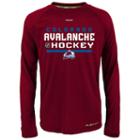 Boys 8-20 Reebok Colorado Avalanche Authentic Freeze Performance Tee, Boy's, Size: Large, Red
