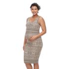 Maternity A:glow Ruched Tank Dress, Women's, Size: Xs-mat, Blue