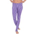 Plus Size Women's Soybu Allegro Printed Yoga Leggings, Size: 1xl, Drk Purple