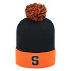 Adult Top Of The Wold Syracuse Orange Knit Pom Pom Hat, Men's, Blue (navy)