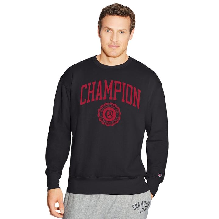 Men's Champion Heritage Fleece Top, Size: Medium, Dark Grey