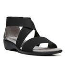 Lifestride Tellie Women's Wedge Sandals, Size: Medium (10), Black