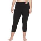 Juniors' Plus Size So&reg; Capri Yoga Leggings, Size: 3xl, Black