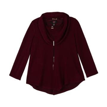 Girls 7-16 Iz Amy Byer Cowlneck Tunic With Necklace, Size: Large, Med Purple