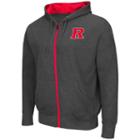 Big & Tall Campus Heritage Rutgers Scarlet Knights Renegade Ii Full-zip Hoodie, Men's, Size: Xxl Tall, Grey (charcoal)