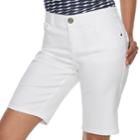 Women's Dana Buchman Bermuda Jean Shorts, Size: 18, White