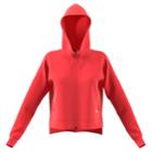 Women's Adidas Full-zip Hoodie, Size: Medium, Med Red