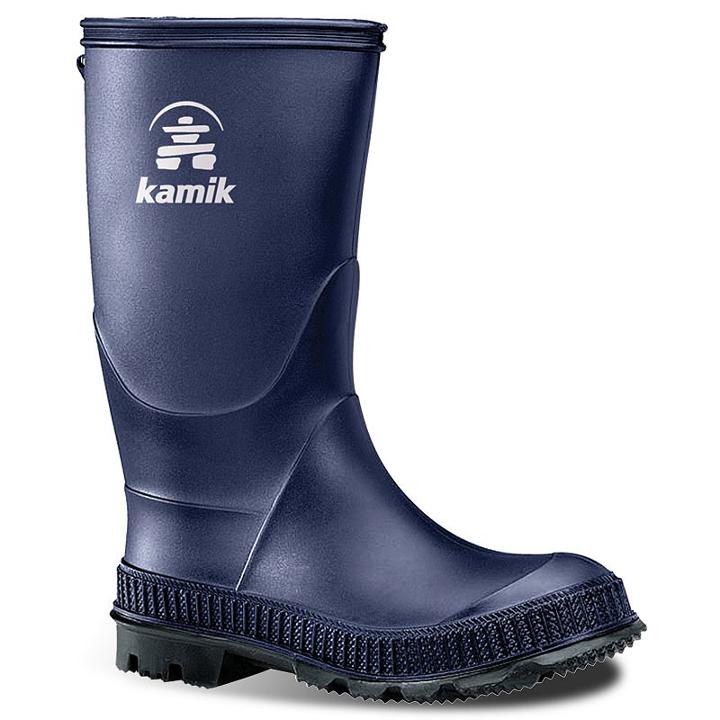 Kamik Stomp Kids' Rain Boots, Kids Unisex, Size: 4, Blue (navy)