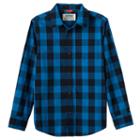 Boys 8-20 Urban Pipeline&reg; Plaid Button-down Shirt, Boy's, Size: Xl, Blue (navy)