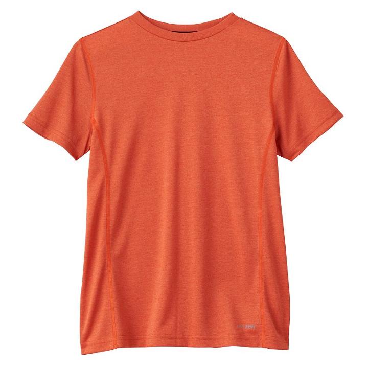 Boys 8-20 Tek Gear&reg; Core Performance Tee, Size: Xl(18/20), Drk Orange