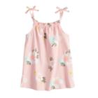 Toddler Girl Jumping Beans&reg; Printed Smocked Tank Top, Size: 4t, Brt Pink