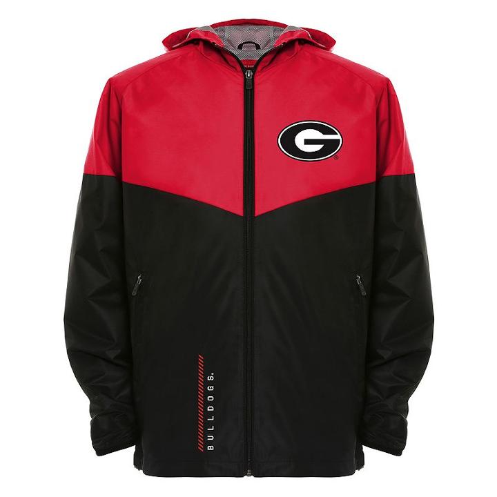Men's Franchise Club Georgia Bulldogs Storm Softshell Jacket, Size: Small, Red