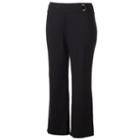 Juniors' Plus Size Joe B Ponte Bootcut Pants, Teens, Size: 1xl, Black