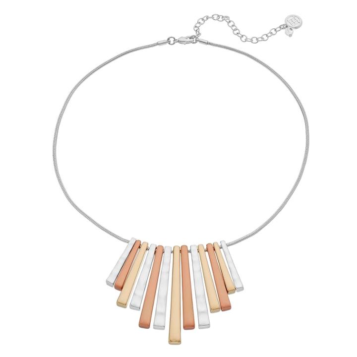 Dana Buchman Tri Tone Stick Necklace, Women's, Multicolor