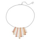 Dana Buchman Tri Tone Stick Necklace, Women's, Multicolor