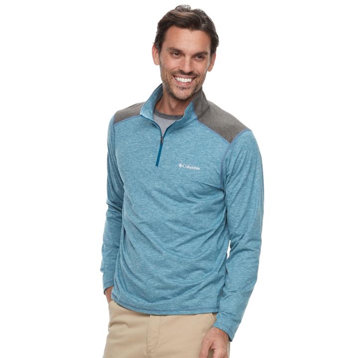Big & Tall Columbia Tryon Creek Classic-fit Quarter-zip Pullover, Men's, Size: 3xb, Blue Other
