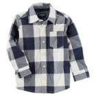 Boys 4-12 Oshkosh B'gosh Checked Plaid Button Down Shirt, Size: 6, Ovrfl Oth