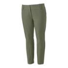 Juniors' Plus Size Candie's&reg; Marilyn Ankle Pants, Teens, Size: 22 W, Med Green