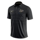 Men's Nike Purdue Boilermakers Striped Sideline Polo, Size: Small, Black