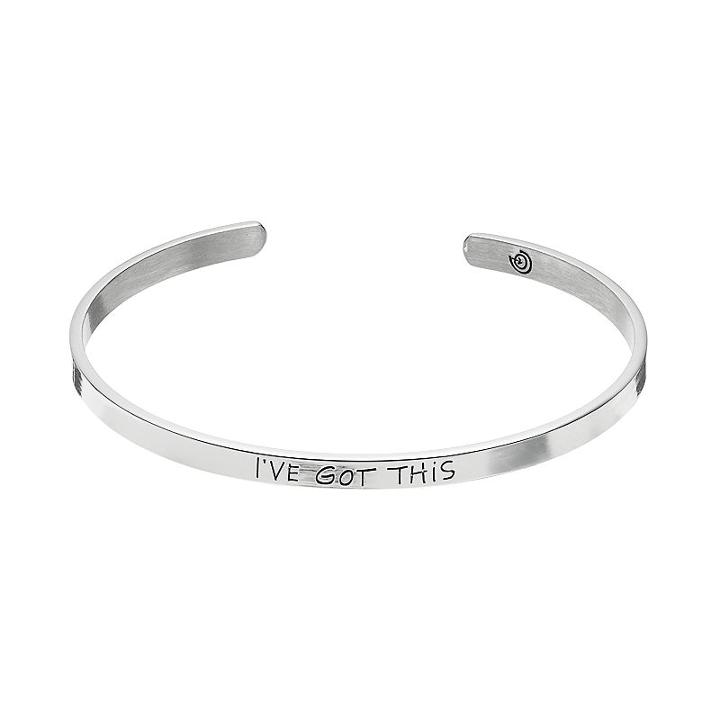 Love This Life I've Got This Cuff Bracelet, Women's, Grey