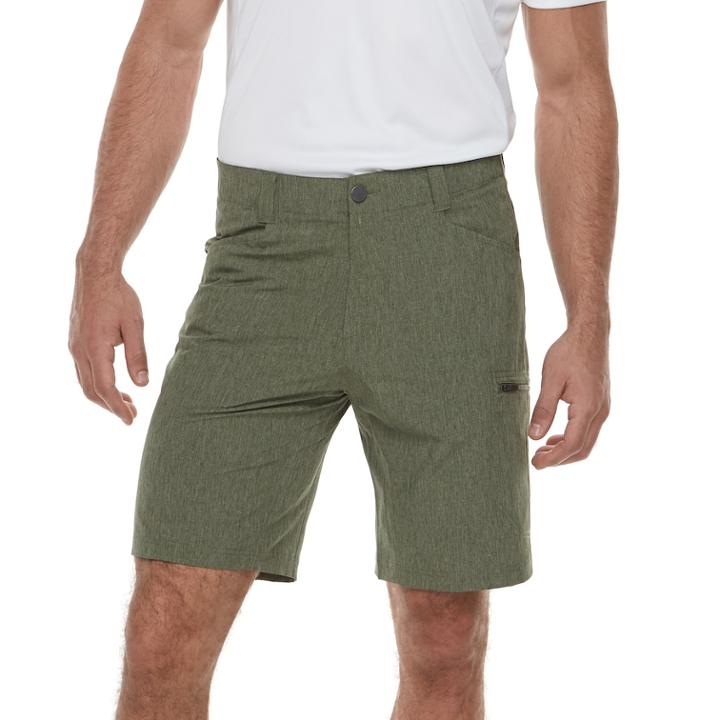 Men's Zeroxposur Anvil Classic-fit Hybrid Shorts, Size: 32, Green