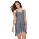 Women's Apt. 9&reg; Crochet High-low Cover-up, Size: Medium, Med Blue