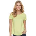 Women's Sonoma Goods For Life&trade; Essential Crewneck Tee, Size: Xxl, Lt Green