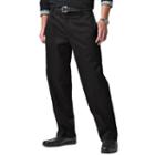 Big & Tall Dockers&reg; Signature Khaki Flat-front Pants, Men's, Size: 58x32, Black