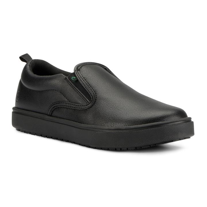 Emeril Royal Women's Water Resistant Slip On Work Shoes, Size: Medium (6.5), Black