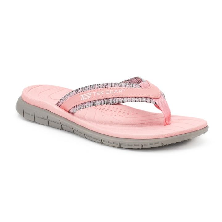 Women's Tek Gear&reg; Spacedye Molded Sport Sandals, Size: Small, Med Pink