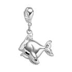 Sterling Silver Diamond Accent Fish Charm, Women's, Grey