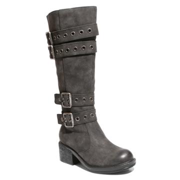 Two Lips Too Too Janice Women's Knee High Boots, Size: Medium (6.5), Black