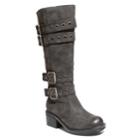 Two Lips Too Too Janice Women's Knee High Boots, Size: Medium (6.5), Black