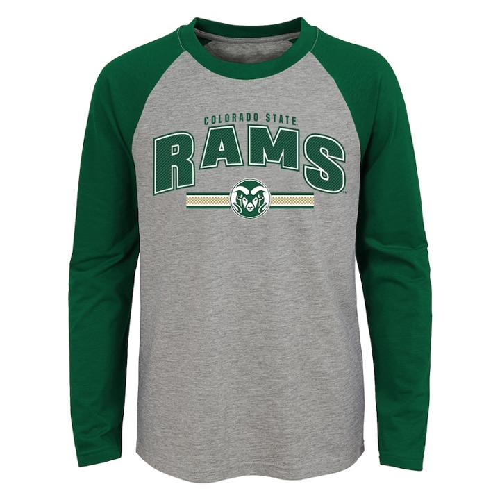 Boys 4-18 Colorado State Rams Audible Tee, Size: 16-18, Grey