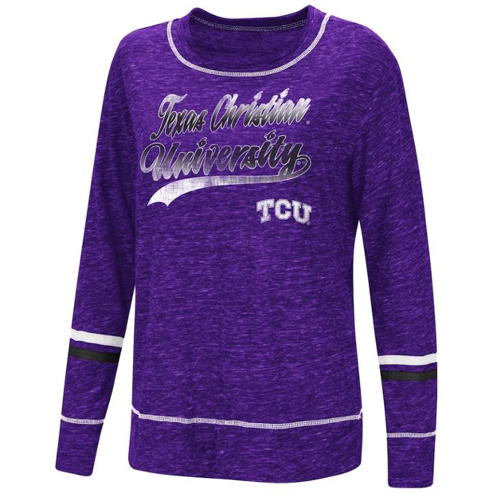 Women's Tcu Horned Frogs Giant Dreams Tee, Size: Small, Drk Purple