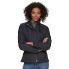 Women's Weathercast Quilted Midweight Jacket, Size: Large, Blue