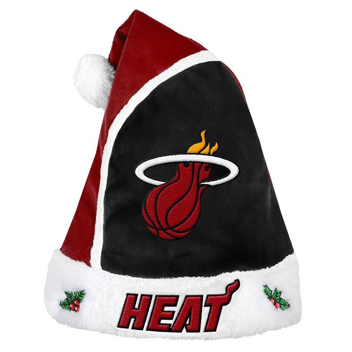 Adult Miami Heat Santa Hat, Adult Unisex, Red